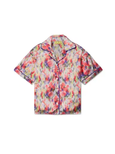 Off-White Watercolor Bookish Shirt | Thumbnail 2