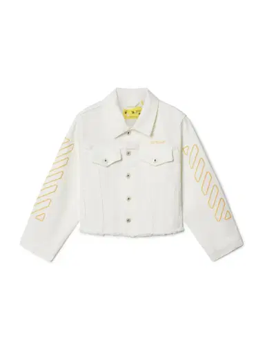 Off-White Diagonal Bookish Denim Jacket | Thumbnail 2