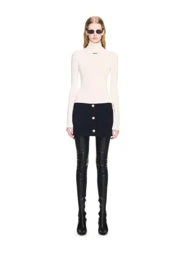 Off-White White Off Stamp Second Skin L/S Turtleneck | Thumbnail 2