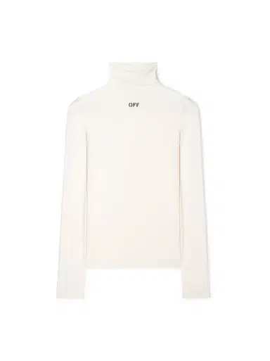 Off-White White Off Stamp Second Skin L/S Turtleneck | Thumbnail 1