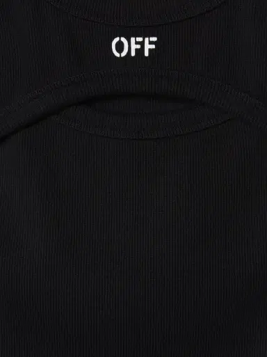 Off-White Stamp Ribbed Dress | Thumbnail 3