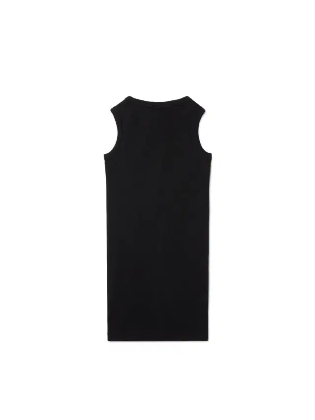 Off-White Stamp Ribbed Dress