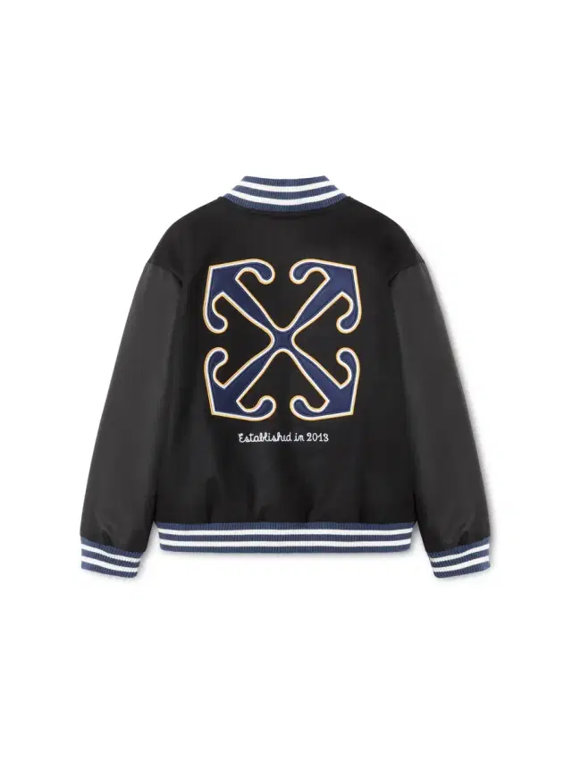 Off-White Ow Patch Varsity Jacket