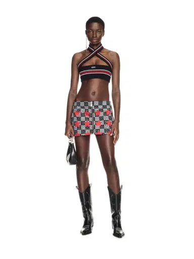 Off-White Printed Star Denim Skirt | Thumbnail 2
