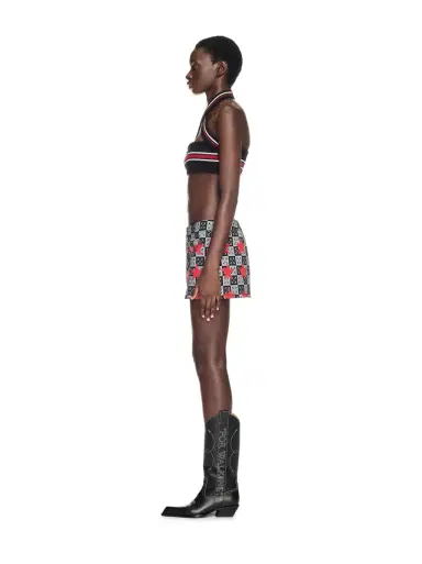 Off-White Printed Star Denim Skirt | Thumbnail 3