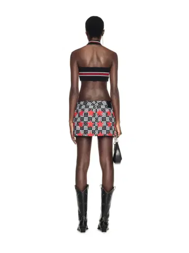 Off-White Printed Star Denim Skirt | Thumbnail 4