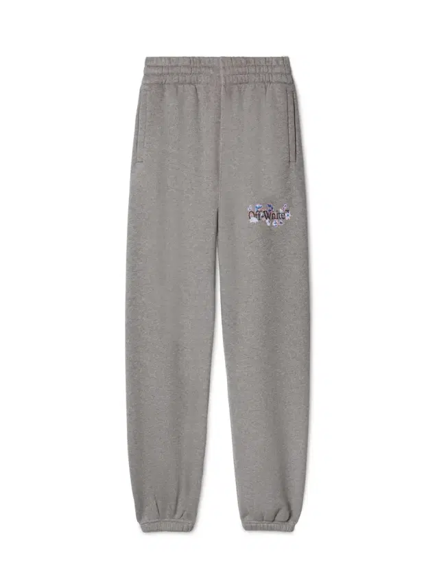 Off-White Flower Bookish Cuff Pant