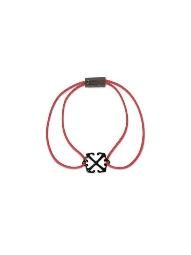 Off-White Enamel Rubber Bracelet