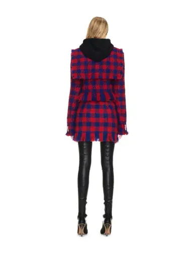 Off-White VICHY FRINGES MINI SKIRT | Thumbnail 4