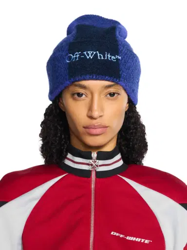 Off-White Bookish Check Beanie | Thumbnail 2 Off-White Bookish Check Beanie | Thumbnail 2