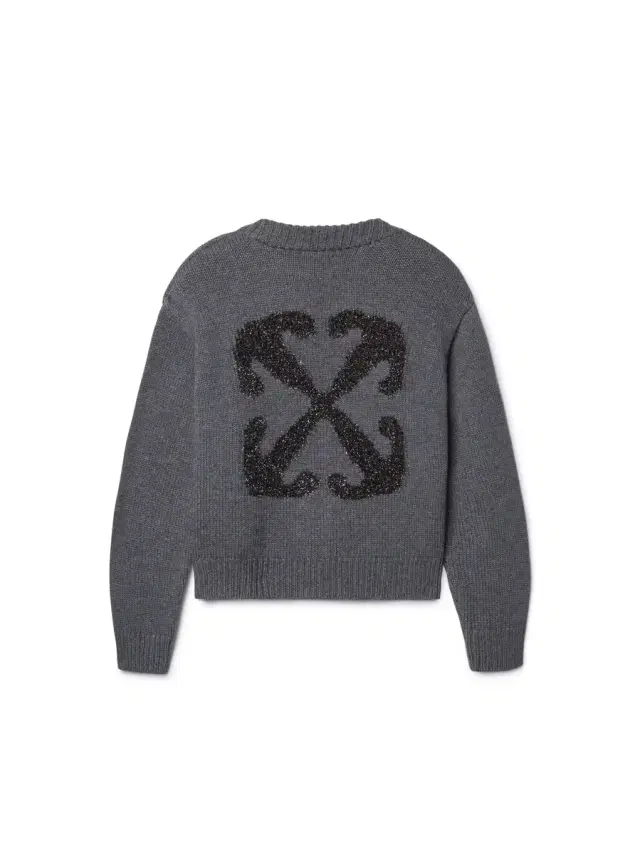 Off-White Arrow Chunky Knit Cardigan