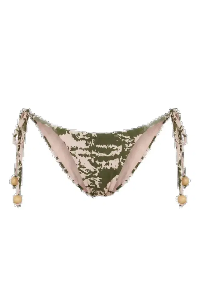 BOTANIC STRIPE BIKINI BOTTOM