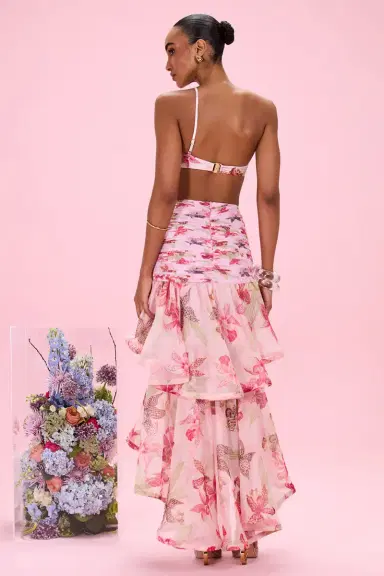 PatBo ORCHID BLOOM CHIFFON MAXI SKIRT | Thumbnail 3 PatBo ORCHID BLOOM CHIFFON MAXI SKIRT | Thumbnail 3