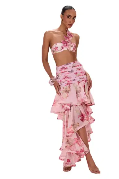 PatBo ORCHID BLOOM CHIFFON MAXI SKIRT | Thumbnail 1 PatBo ORCHID BLOOM CHIFFON MAXI SKIRT | Thumbnail 1