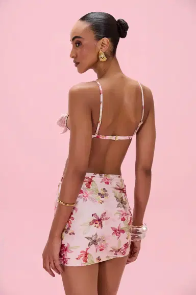 PatBo ORCHID BLOOM MINI SKIRT | Thumbnail 4