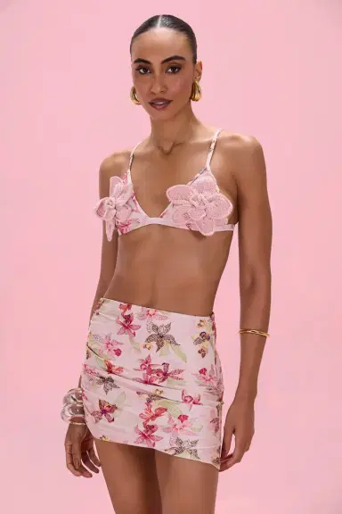 PatBo ORCHID BLOOM MINI SKIRT | Thumbnail 1