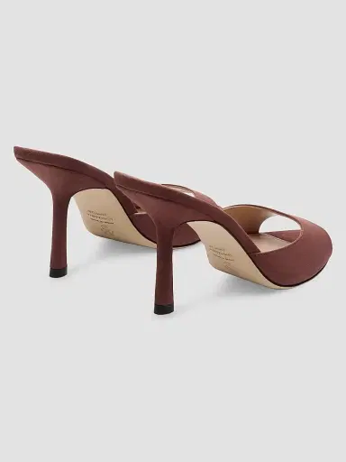 Stuart Weitzman Women's Lexington 85MM Suede Stiletto Mules | Thumbnail 3