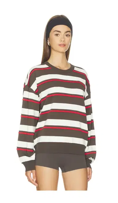 P.E NATION Retreat Stripe Sweater | Thumbnail 2 P.E NATION Retreat Stripe Sweater | Thumbnail 2