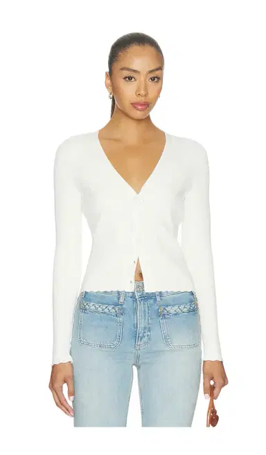 PAIGE Crimson Cardigan | Thumbnail 1