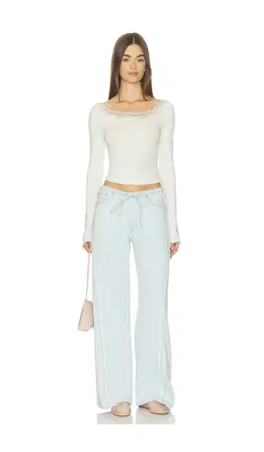 DL1961 Aura Sienna Low Slung Relaxed Wide Leg Jeans | Thumbnail 5 DL1961 Aura Sienna Low Slung Relaxed Wide Leg Jeans | Thumbnail 5