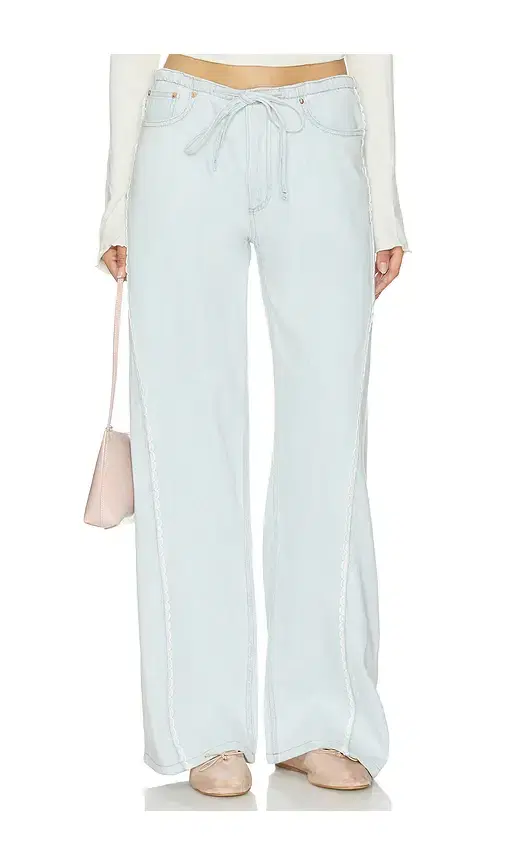 Aura Sienna Low Slung Relaxed Wide Leg Jeans