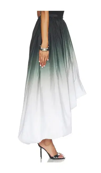 Norma Kamali Hi Low Bubble Skirt | Thumbnail 3 Norma Kamali Hi Low Bubble Skirt | Thumbnail 3