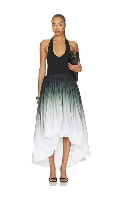 Norma Kamali Hi Low Bubble Skirt | Thumbnail 5 Norma Kamali Hi Low Bubble Skirt | Thumbnail 5