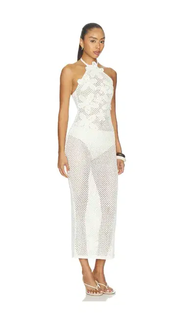 MORE TO COME Rooney Crochet Maxi Dress | Thumbnail 2