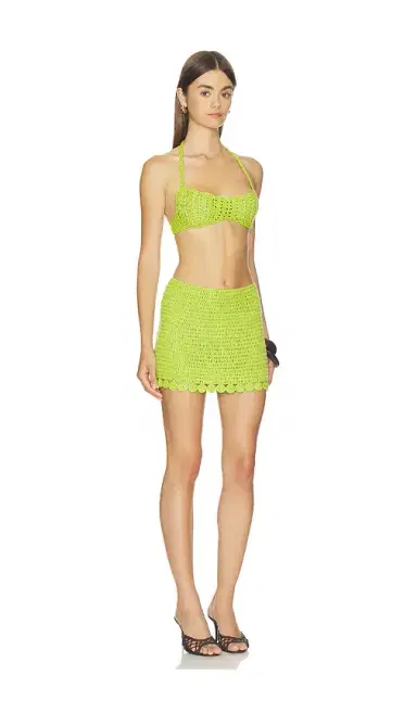 MORE TO COME Camden Crochet Mini Skirt Set | Thumbnail 2