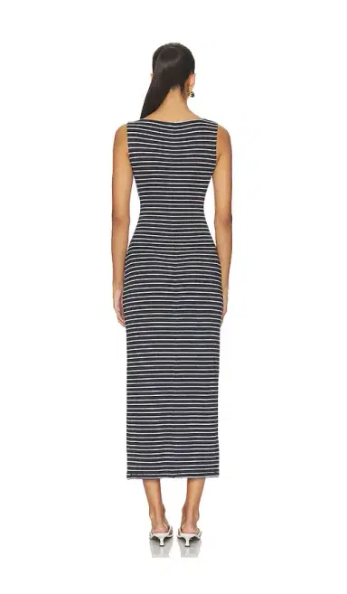 rag & bone The Knit Button Tie Stripe Dress | Thumbnail 3