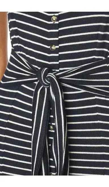 rag & bone The Knit Button Tie Stripe Dress | Thumbnail 4