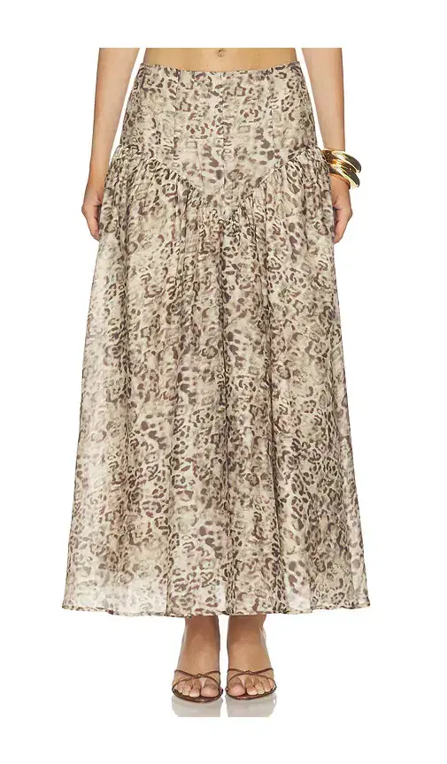 Bardot Hildie High Waisted Midi Skirt