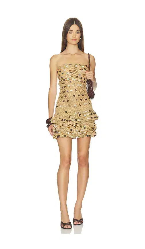 Cayenne Crochet Mini Dress