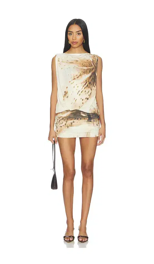 Odette Drape Mini Dress