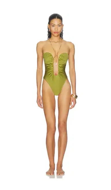 ADRIANA DEGREAS Plunge One Piece | Thumbnail 1 ADRIANA DEGREAS Plunge One Piece | Thumbnail 1