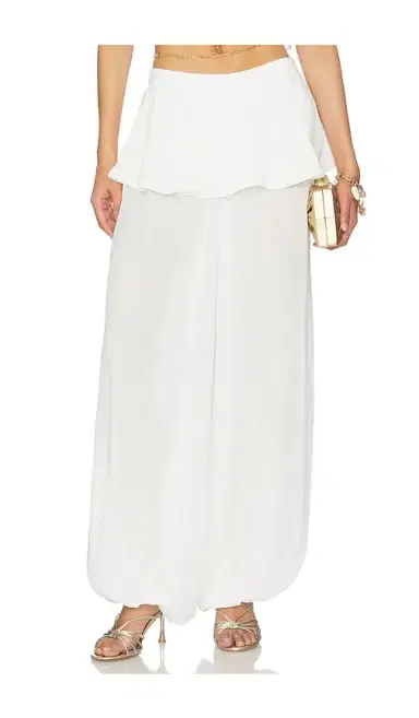 ADRIANA DEGREAS Peplum Pant | Thumbnail 1 ADRIANA DEGREAS Peplum Pant | Thumbnail 1