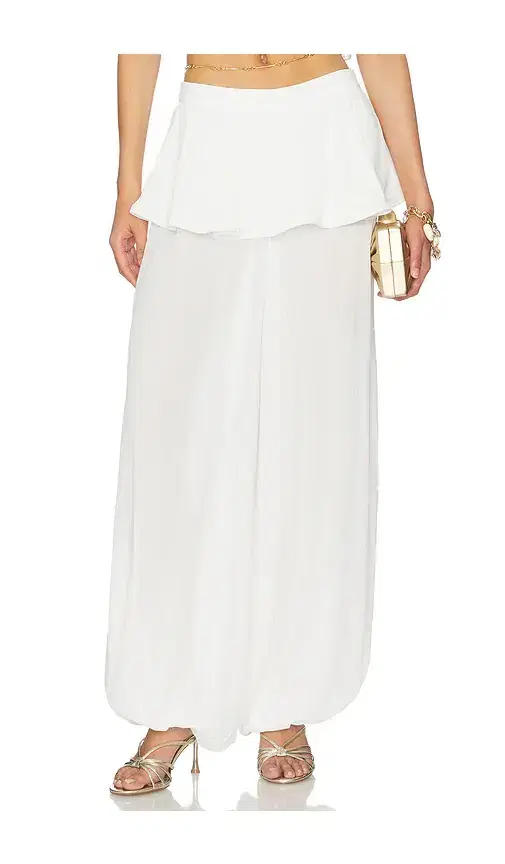 ADRIANA DEGREAS Peplum Pant