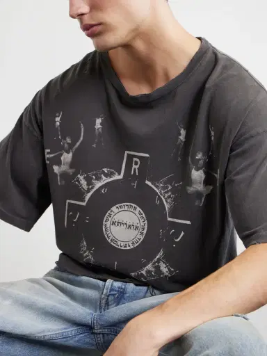 Enfants Riches Déprimés Bed Of Nails Distressed Printed Cotton-Jersey T-Shirt - Men | Thumbnail 5