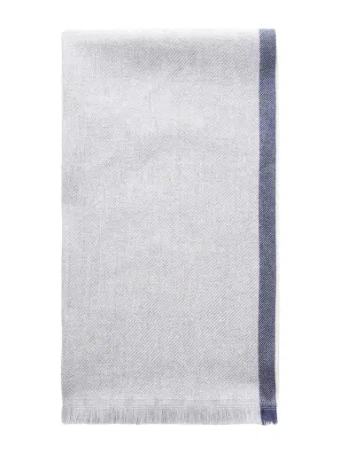 Brunello Cucinelli Fringed Wool and Cashmere-Blend Scarf - Men | Thumbnail 1