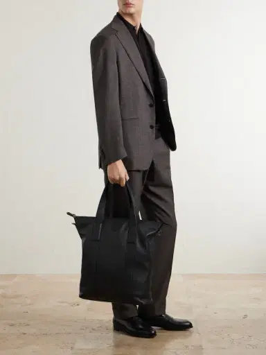 Canali Full-Grain Leather Tote - Men | Thumbnail 2 Canali Full-Grain Leather Tote - Men | Thumbnail 2