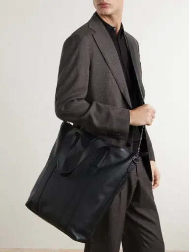 Canali Full-Grain Leather Tote - Men | Thumbnail 3 Canali Full-Grain Leather Tote - Men | Thumbnail 3
