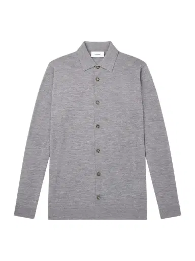 Lardini Virgin Wool Polo Shirt - Men | Thumbnail 1 Lardini Virgin Wool Polo Shirt - Men | Thumbnail 1
