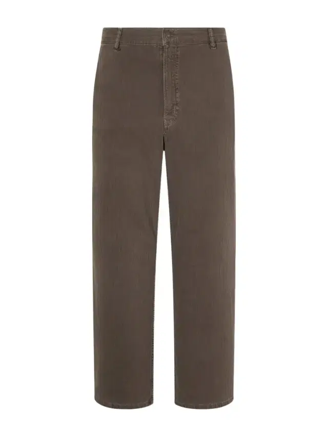 Genua Wide-Leg Herringbone Cotton-Blend Trousers - Men