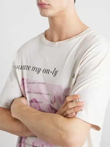 Enfants Riches Déprimés Only Son Distressed Printed Cotton-Jersey T-Shirt - Men | Thumbnail 6