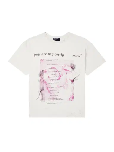 Enfants Riches Déprimés Only Son Distressed Printed Cotton-Jersey T-Shirt - Men | Thumbnail 1