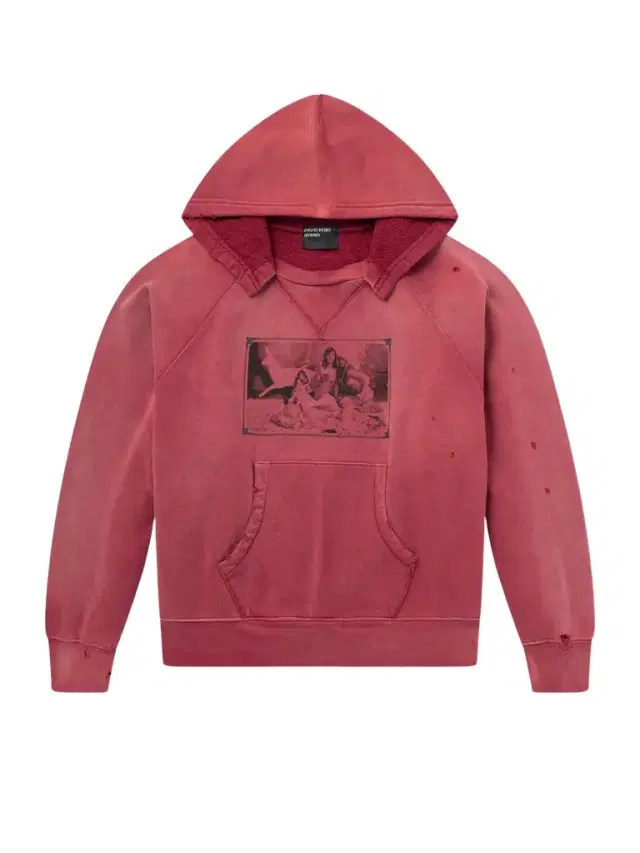 Enfants Riches Déprimés Oklahoma City Church Afterhood Distressed Printed Cotton-Jersey Hoodie - Men