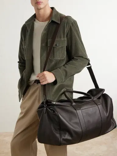 Canali Full-Grain Leather Tote Bag - Men | Thumbnail 3 Canali Full-Grain Leather Tote Bag - Men | Thumbnail 3