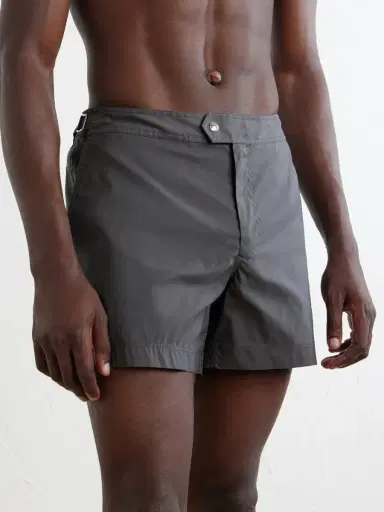 Tom Ford Straight-Leg Mid-Length Swim Shorts - Men | Thumbnail 2