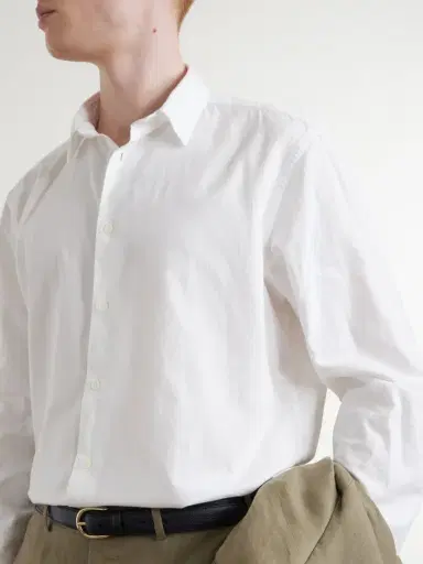 Canali Garment-Dyed Cotton Shirt - Men | Thumbnail 5 Canali Garment-Dyed Cotton Shirt - Men | Thumbnail 5