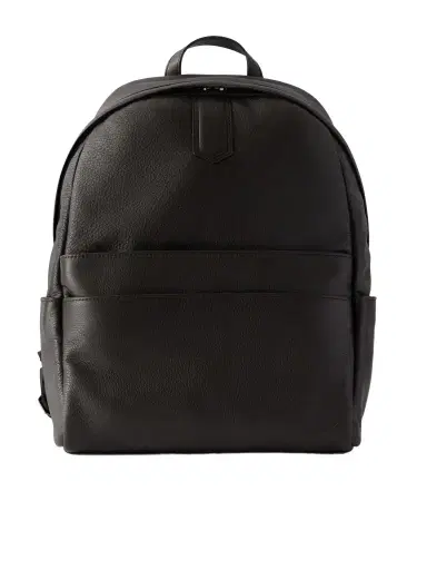 Canali Full-Grain Leather Backpack - Men | Thumbnail 1 Canali Full-Grain Leather Backpack - Men | Thumbnail 1